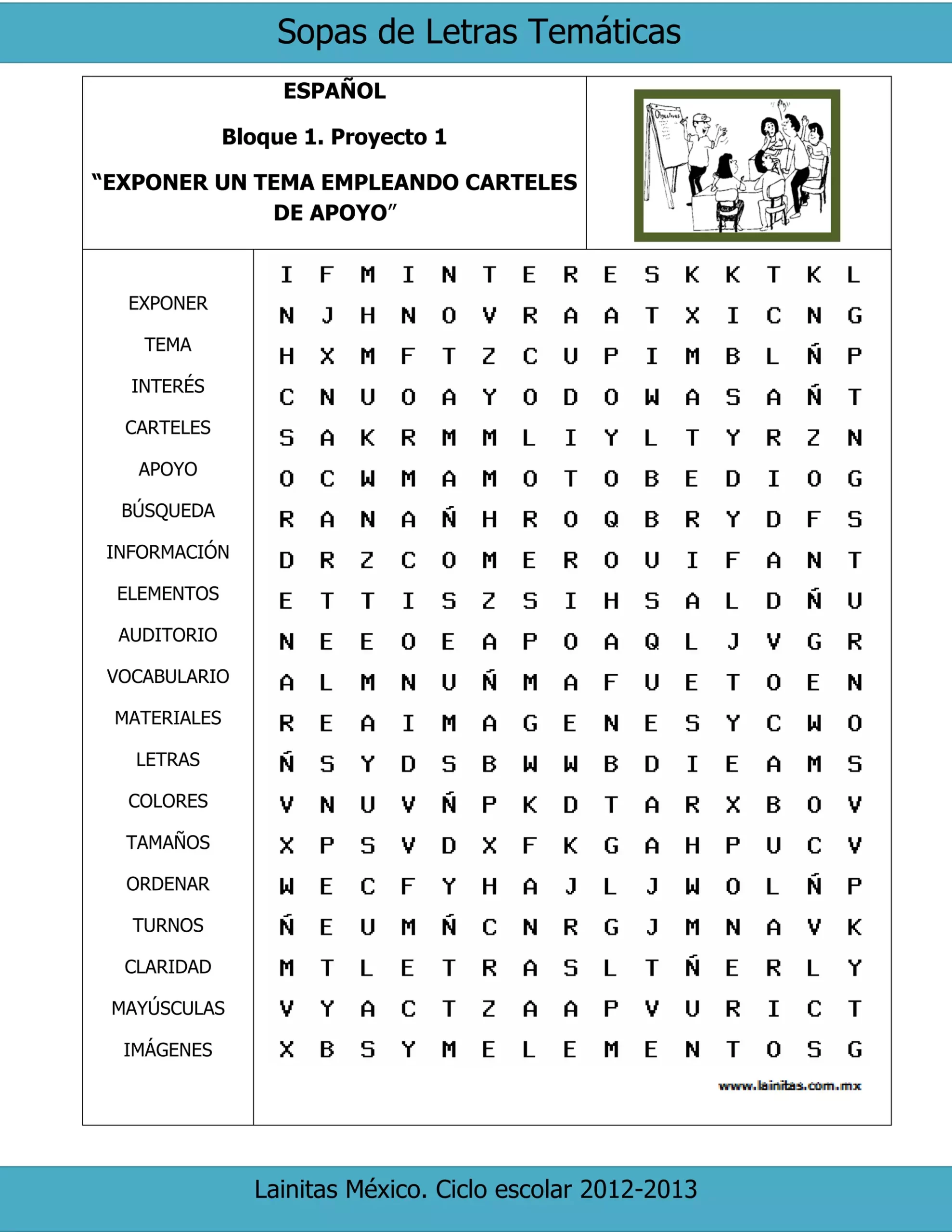 2do Grado Bloque 1 Sopa De Letras 52714580