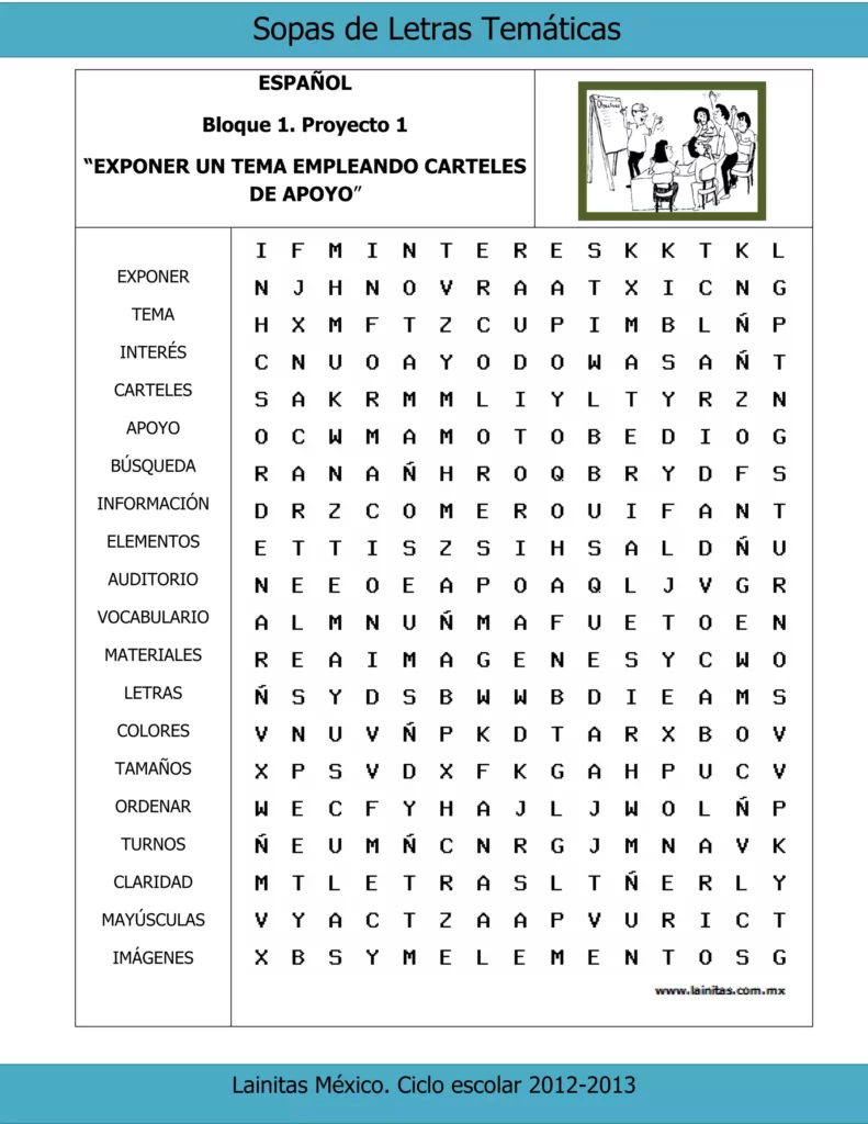 2do Grado Bloque 1 Sopa De Letras 52714580 2do Grado Bloque 1 Sopa De Letras 52714580