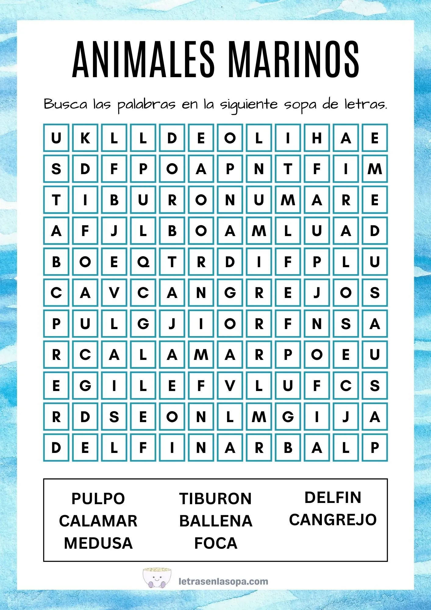 Animales Marinos