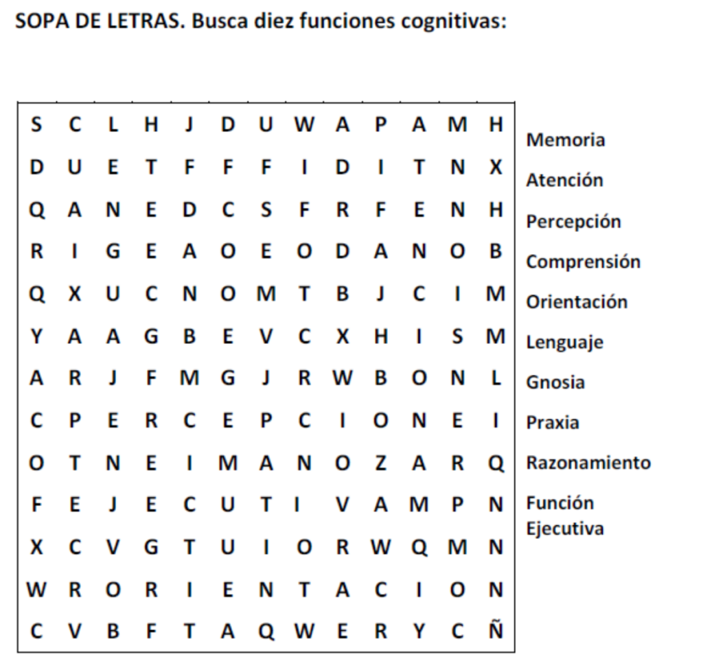 Cerebro Activo Sopa De Letras 7 Cerebro Activo Sopa De Letras 7