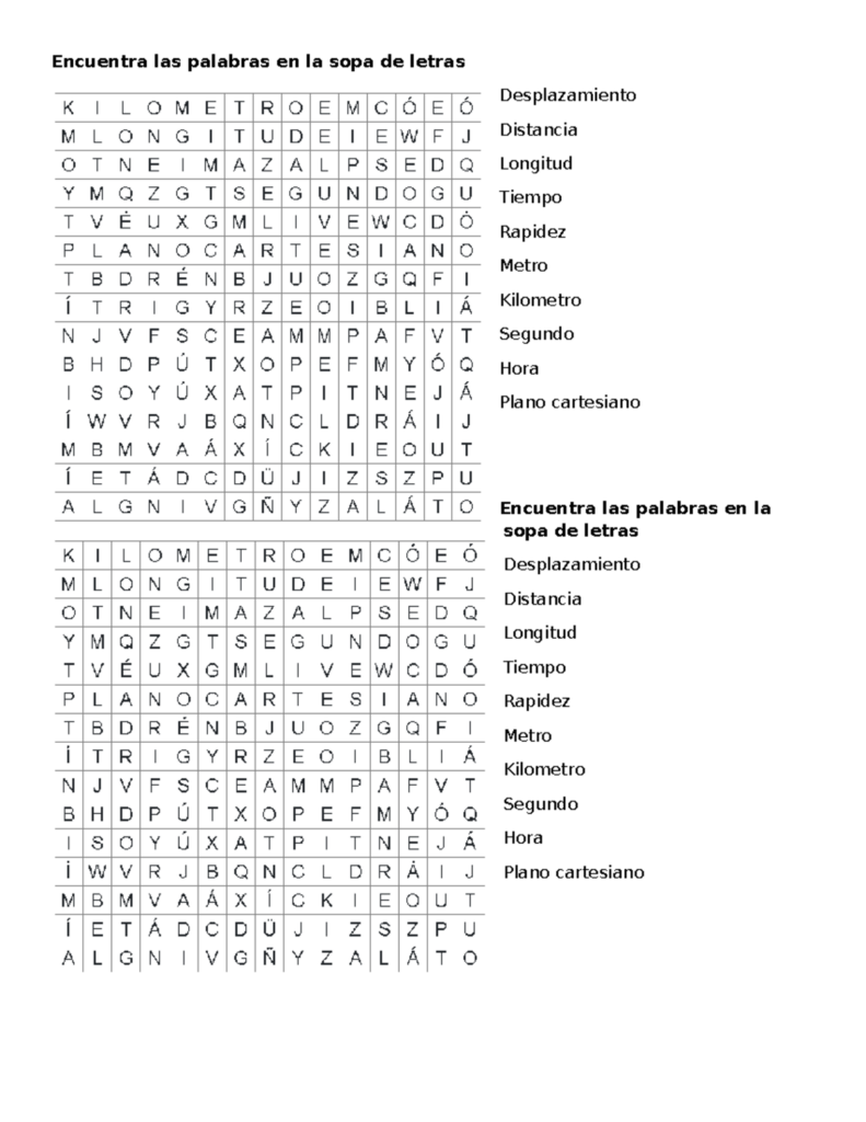 Encuentra Las Palabras En La Sopa De Letras Encuentra Las Palabras En La Sopa De Letras