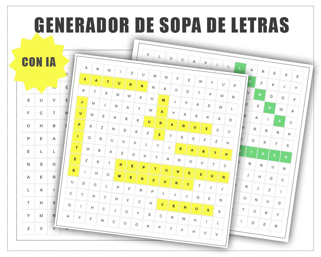 Generador De Sopa De Letras