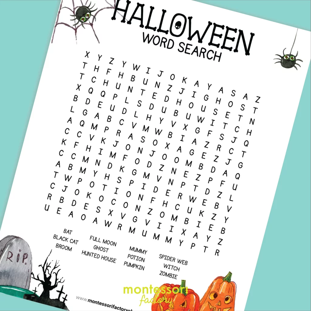 Halloween Sopa De Letras Juegos