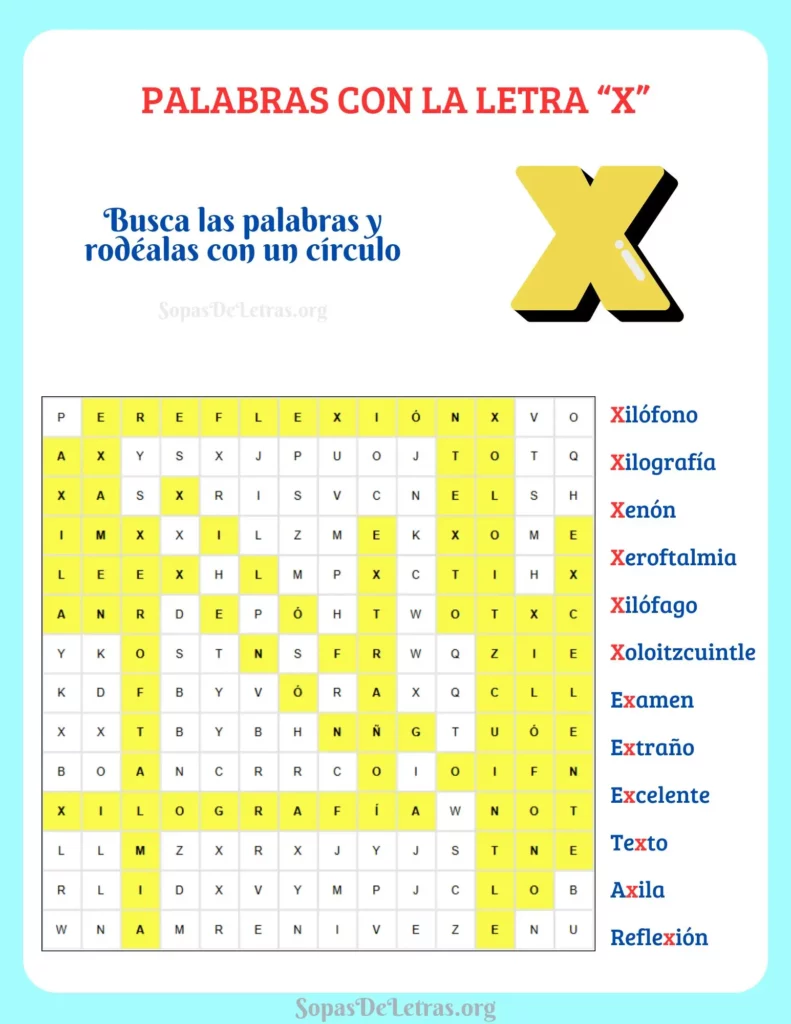 Letra X Letra X