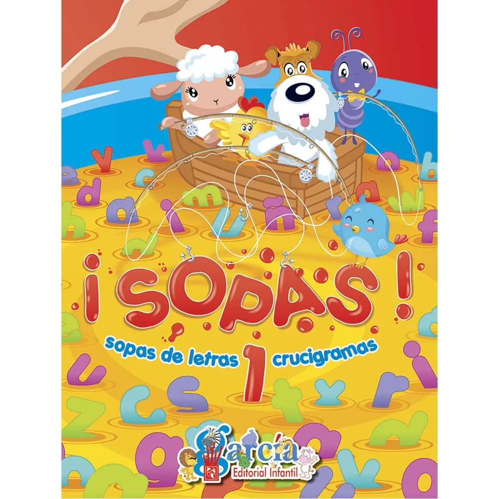 Libro De Actividades Sopa De Letras 1 Editorial Garcia 1204