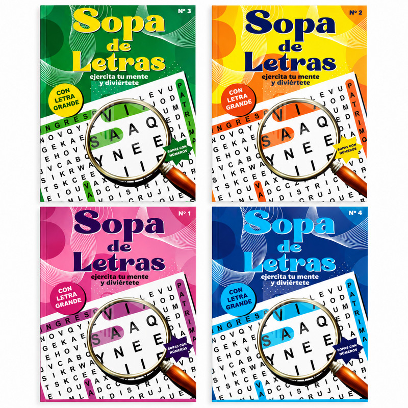 Libro Revista Sopa De Letras Gruesa Varios Disenos Libro Revista Sopa De Letras Gruesa Varios Disenos