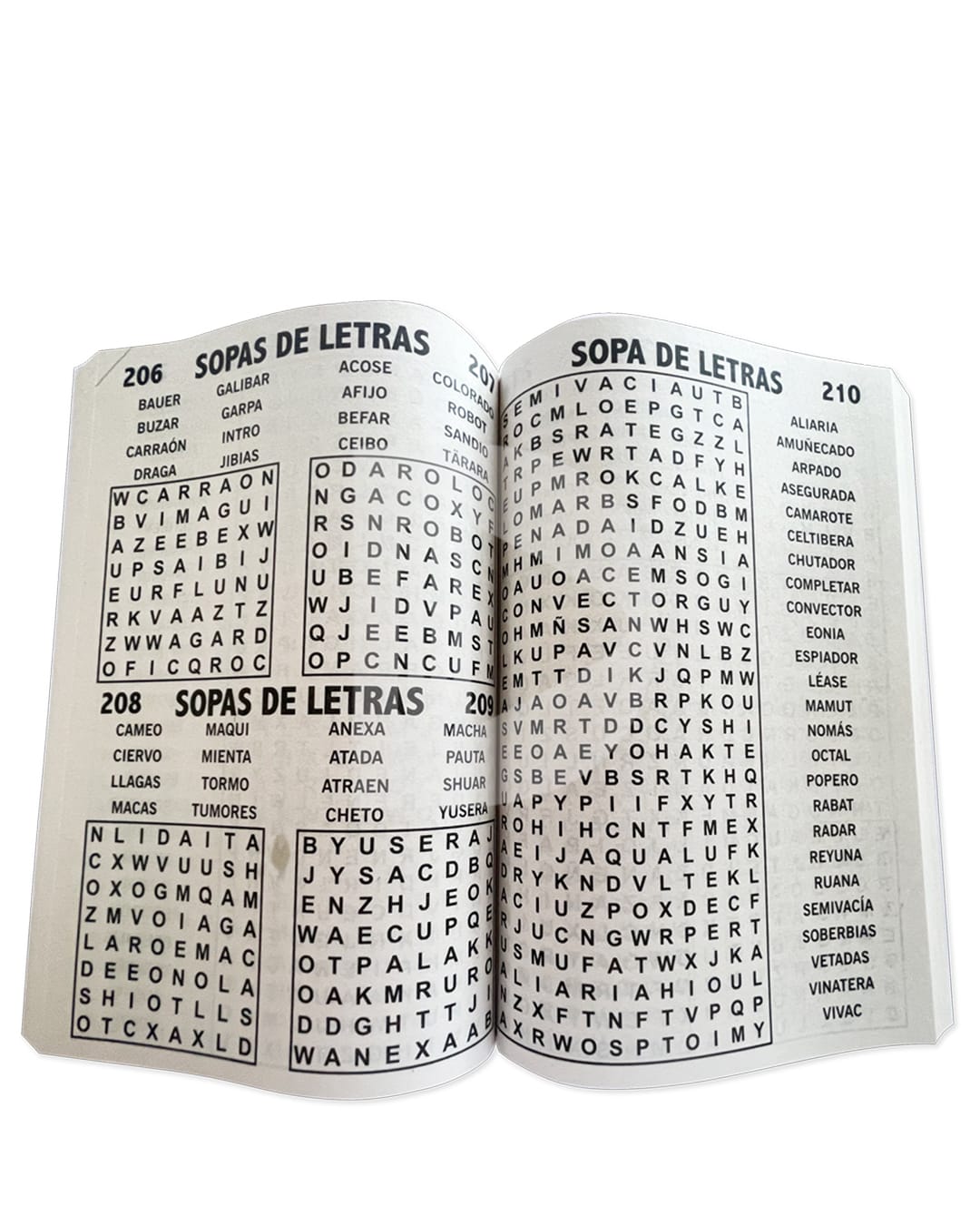 Libro Revista Sopa De Letras Gruesa Varios Disenos