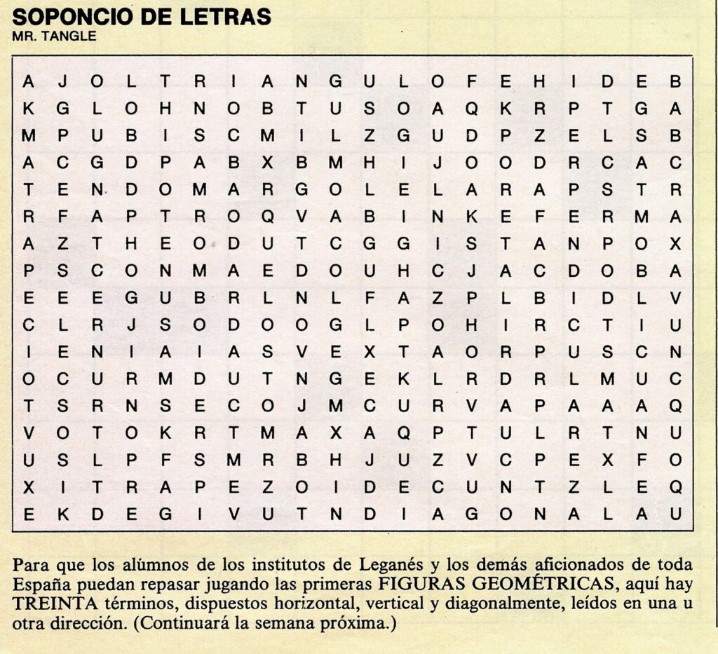 Pmp Sopa Geometrica De Letras Pmp Sopa Geometrica De Letras