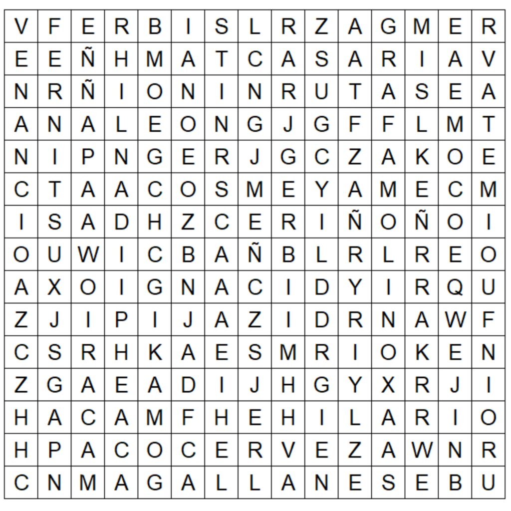 Sopa De Letras Sopa De Letras