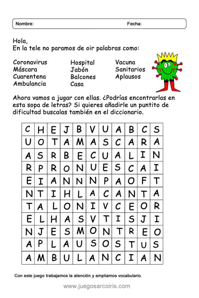 Sopa De Letras Sopa De Letras