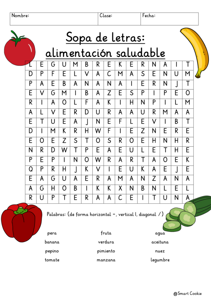 Sopa De Letras Alimentacion Saludable Terminos Basicos Espanol Alimentacion Sana Sopa De Letras Alimentacion Saludable Terminos Basicos Espanol Alimentacion Sana
