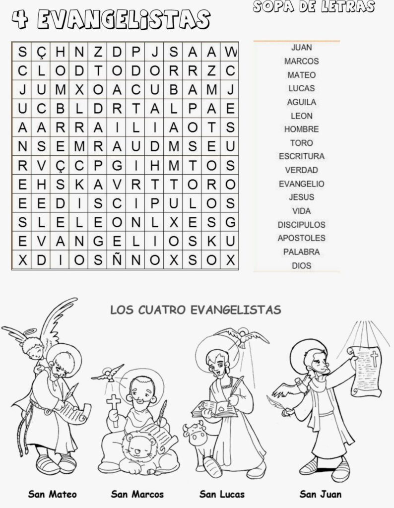 Sopa De Letras Cat licas Sopa De Letras Cat licas