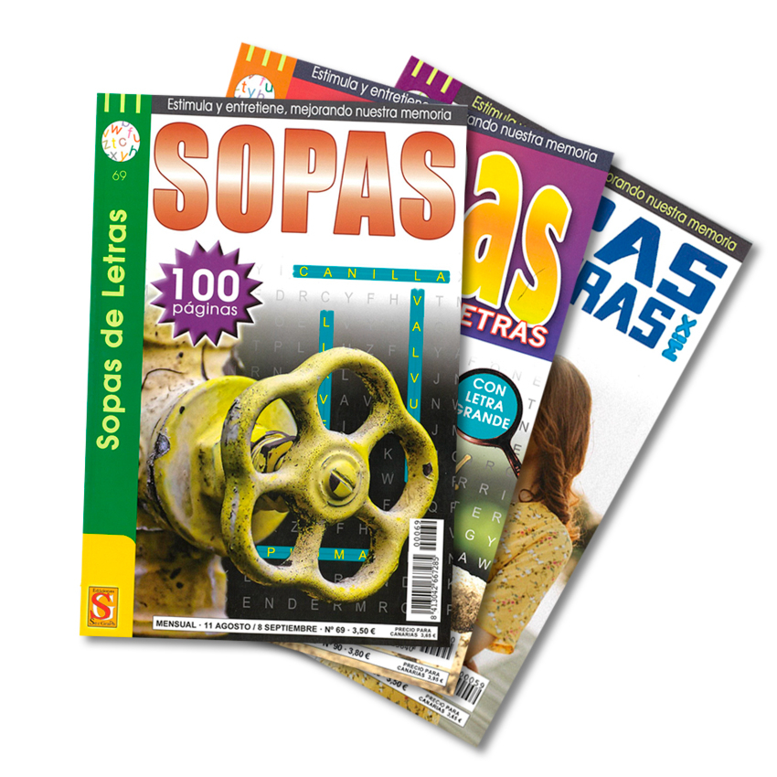 Sopa De Letras De 100 Paginas Ref 1152