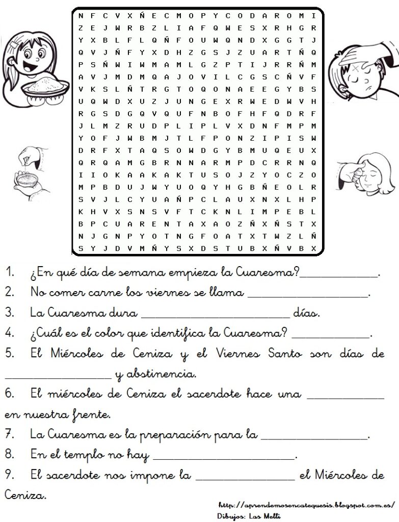 Sopa De Letras De Cuaresma Sopa De Letras De Cuaresma