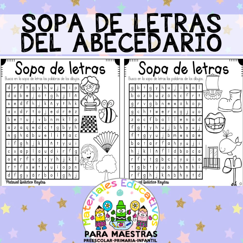 Sopa De Letras Del Abecedario Sopa De Letras Del Abecedario