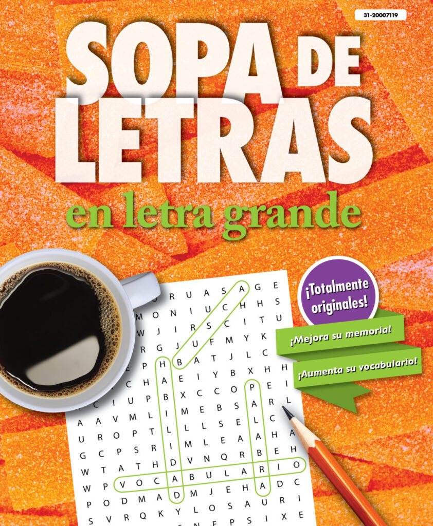 Sopa De Letras En Letra Grande
