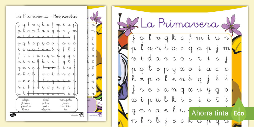 Sopa De Letras La Primavera Es T 1648763318 Sopa De Letras La Primavera Es T 1648763318