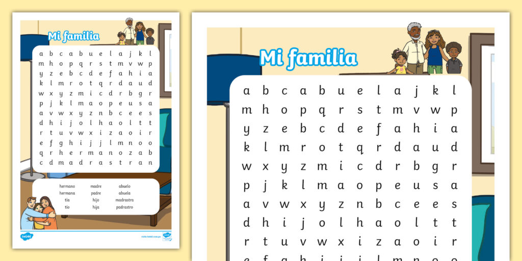 Sopa De Letras Los Miembros De Mi Familia Sa Cs 1736950499 Sopa De Letras Los Miembros De Mi Familia Sa Cs 1736950499