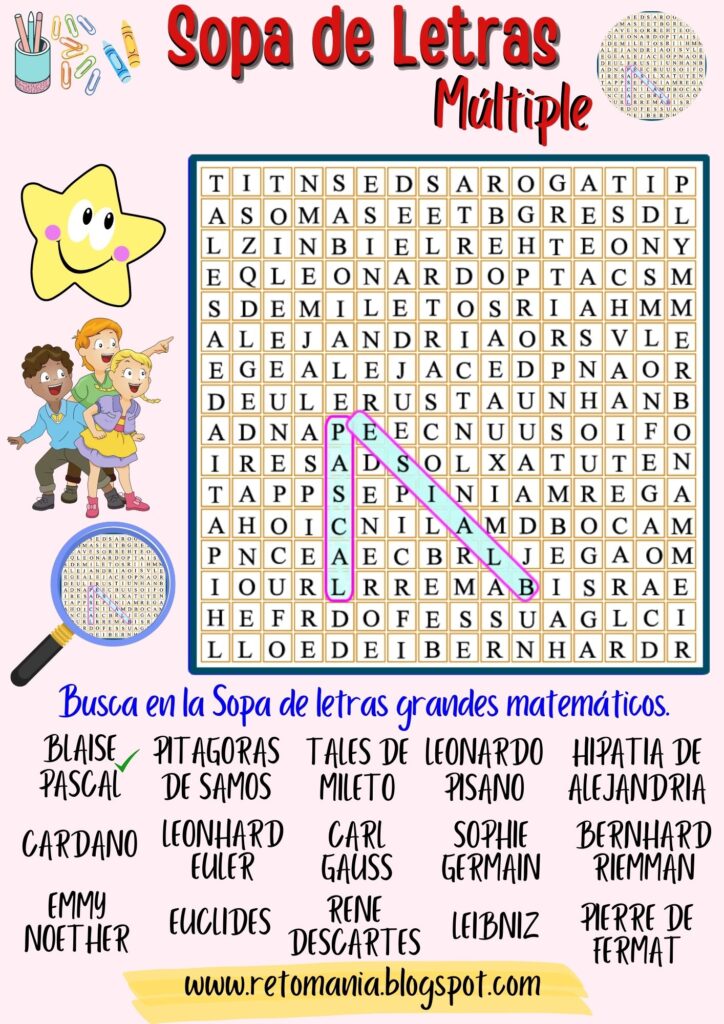 Sopa De Letras Multiple Sopa De Letras Multiple