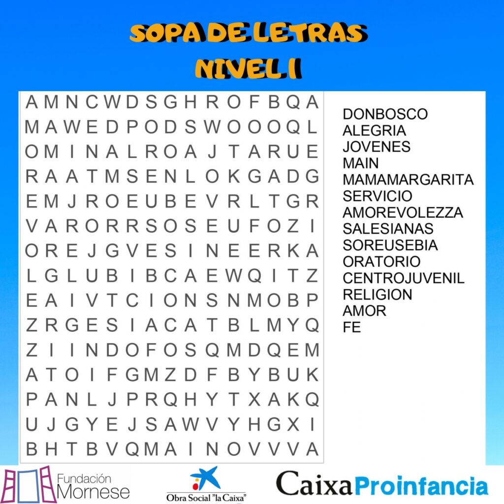Sopa De Letras Para El Confinamiento Sopa De Letras Para El Confinamiento