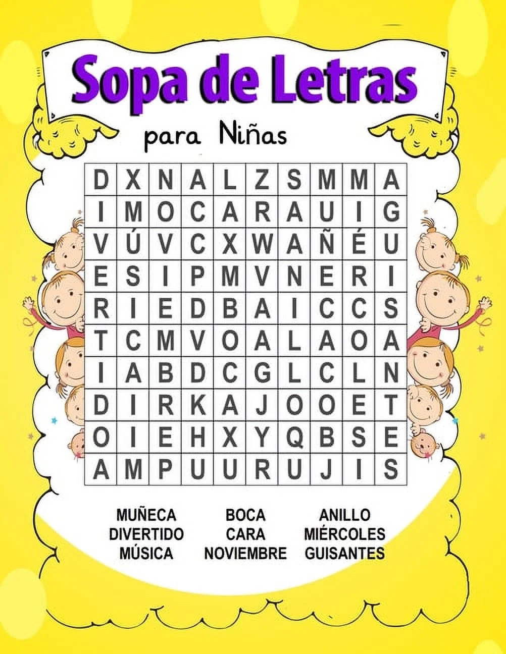 Sopa De Letras Para Ninas 9798728377375