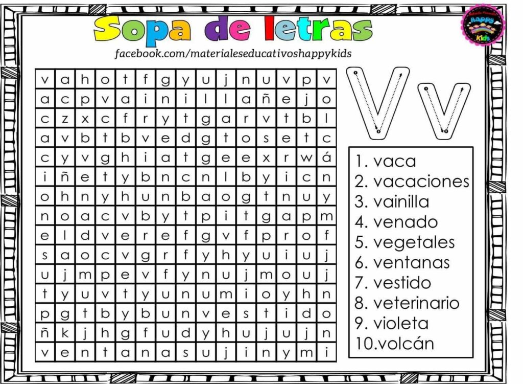 Sopa De Letras Para Trbajar Las Palabras 21 Sopa De Letras Para Trbajar Las Palabras 21