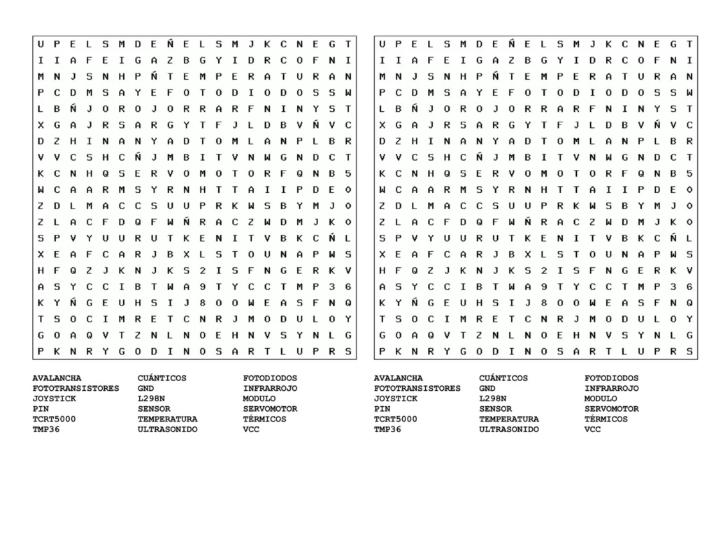 Sopa De Letras Robotica Avanzada Para Ninos Sopa De Letras Robotica Avanzada Para Ninos