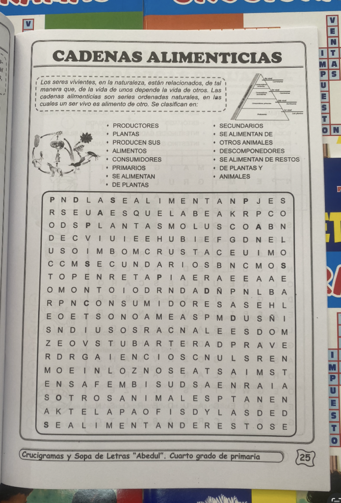 Sopa De Letras Y Crucigrama De 4to Primaria Sopa De Letras Y Crucigrama De 4to Primaria