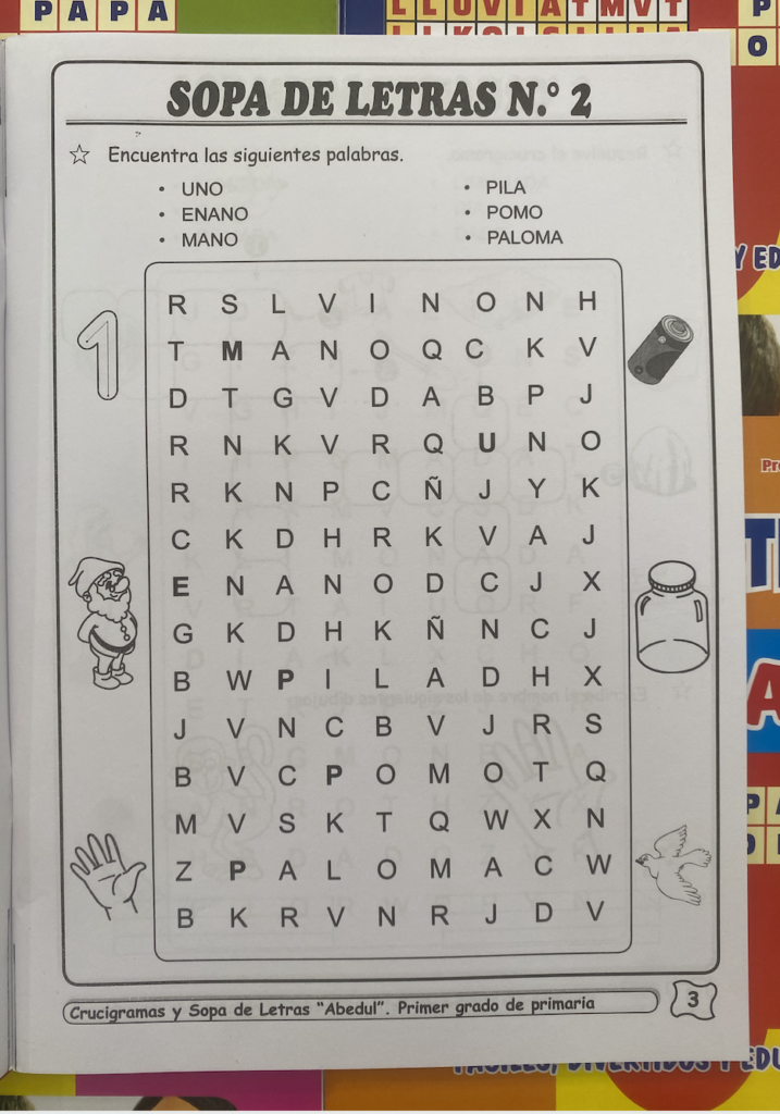 Sopa De Letras Y Crucigramas 1ro Primaria Sopa De Letras Y Crucigramas 1ro Primaria