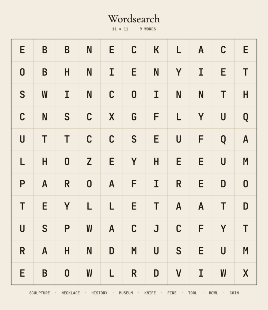 Sopa Letras Museo Sopa Letras Museo