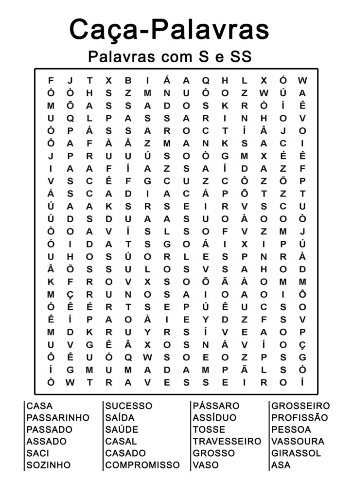 Sopas De Letras Sopas De Letras