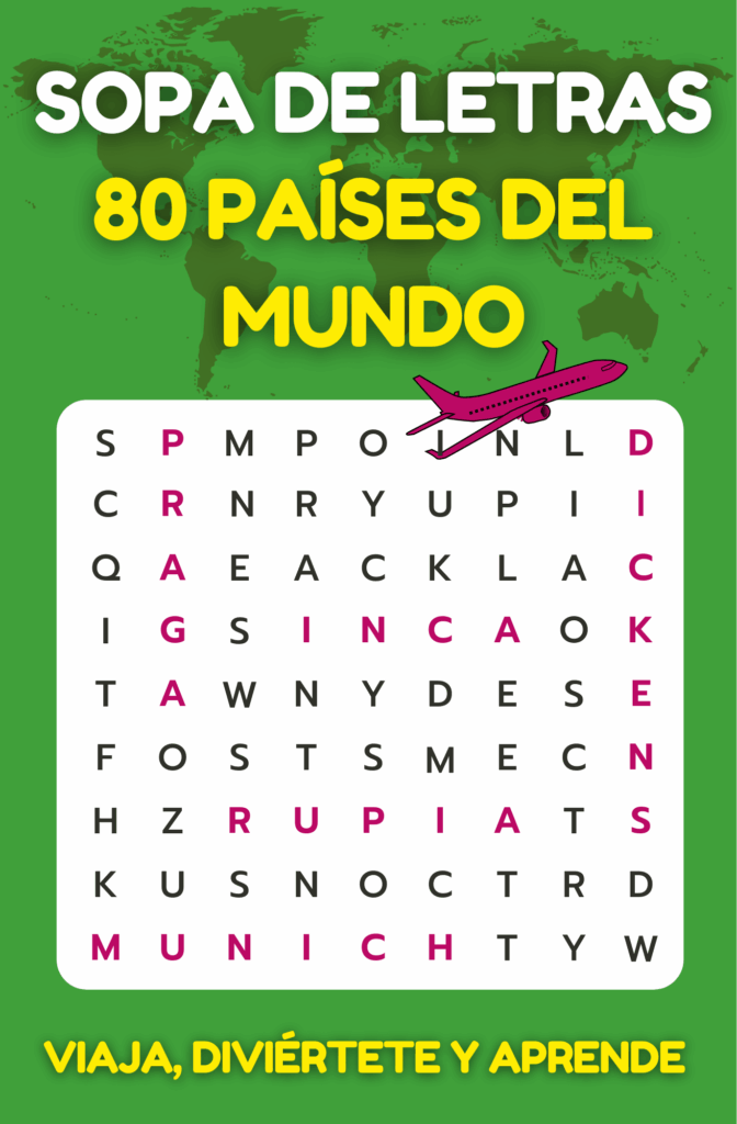 Sopas De Letras 80 Paises Del Mundo Sopas De Letras 80 Paises Del Mundo