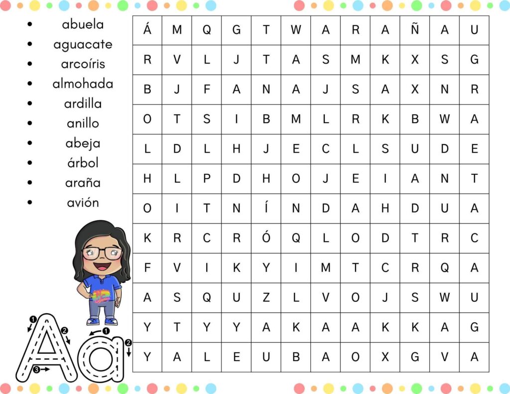 Sopas De Letras El Abecedario Escondido Sopas De Letras El Abecedario Escondido